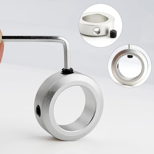 Mbsomnus 5 Stück Stellringe 12mm Klemmring ID 12mm AD 20mm Breite 8mm Stellringe Welle für Rad Axle Getriebe CNC-Maschinen