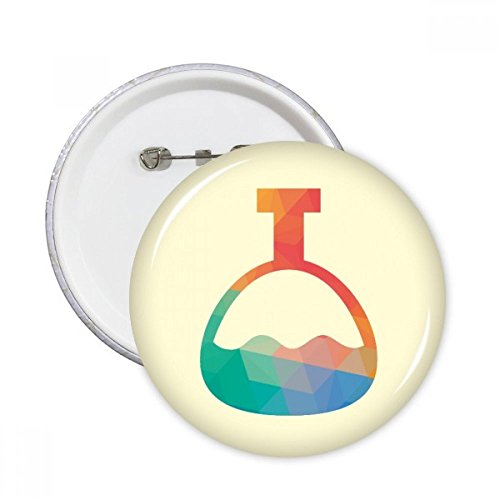 Badge bouton chimie multicolore 5pcs cadeau original pour étudiant et enseignant