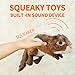ALL FOR PAWS Dog Squeaky Toys Stuffed Animal Chipmunk Pet Plush Toys Squeak Chew Toy for Dogs Large