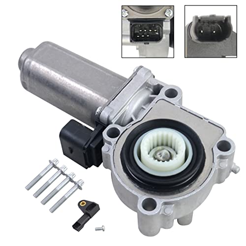 Bisenya Caja de transferencia Accionador de cambio Motor de cambio compatible con X3 X83 F25 X5 E53 E70 F15 F85 X6 E71 E72 27103455135 27107555297 27107599890 Cover