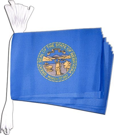 Guirlande drapeau USA Nebraska ideale pour soiree a theme americain