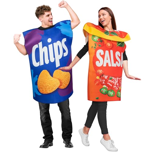Zadin Chips and Salsa Costume, Best Friend Costume For Women, Men, Dynamic Duo Matching 2025...