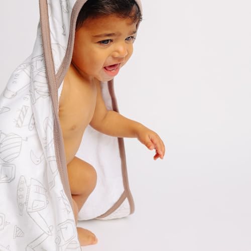 Image of Copper Pearl Premium Knit Hooded Bath Towel Gage