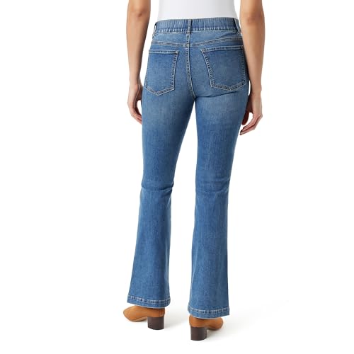 Image of Gloria Vanderbilt Women's Shape Effect Pull On High Rise Flare Jeans