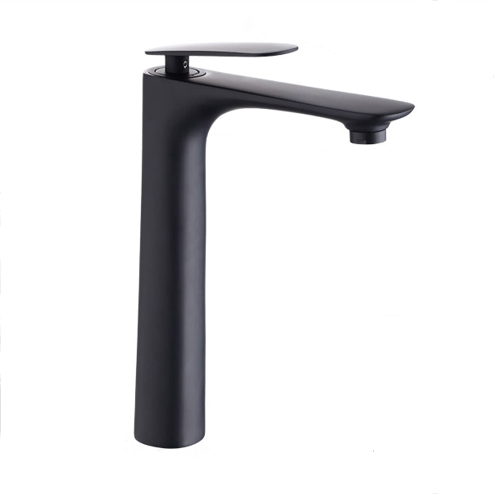 Robinet noir de salle de bain en laiton anti-calcaire pour lavabo