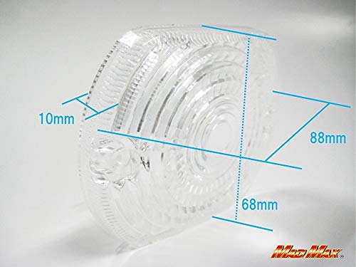 Z400FX/Z1000Mk2 クリアウインカー 4個セット Amazon | MADMAX Z400FX/Z1000mk2 クリアウインカーレンズ(4個SET
