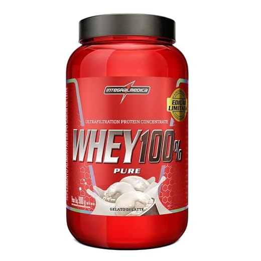 Integralmédica Whey Pure – Gelato di Latte – Pote 900 g – Whey Protein Concentrado em Pó