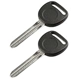 Key fits Chevy Colorado / GMC Canyon / Hummer H3 / Isuzu I-280 (B110-P) 2004 2005 2006 2007 2008 2009 2010 2011 2012, Set of 2
