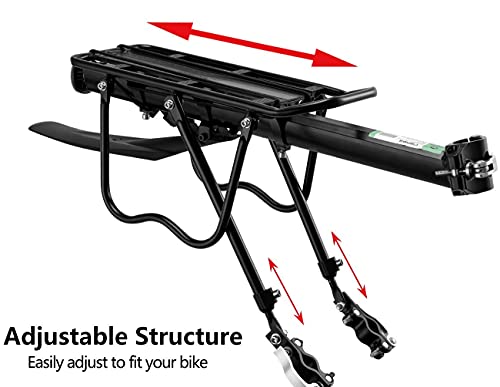 image for ROCKBROS Bike Bicycle Cargo Rack Rear Bike Rack for Back of Bike Carri