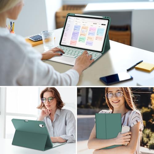 Teclado para iPad Air 11 pulgadas M2 para redactar sin error con tecla Ñ 7