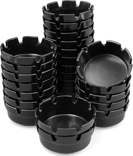 Uso versatile: oltre al classico utilizzo come posacenere, il prodotto è adatto anche come sottobicchiere, ripiano decorativo, portabottiglie o piccola ciotola per snack per animali domestici. Perfetto per casa, ufficio, giardino, terrazza, caffetteria, hotel, bar o ristorante