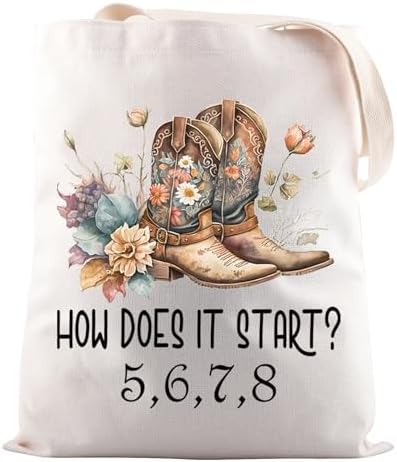 Clap for Peace 6 JNIAP Line Dance Lover Gift How Does It Start 5 6 7 8 Tote Bag Co...