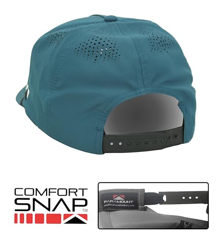 Image of Paramount Outdoors Sunset Trout Fishing Hat Mountain Fish Silhouette Performance Outdoor Hat with Comfort Snapback