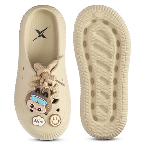 Image of Kraasa Women Lightweight EVA Clogs Comfortable Slip-On Casual Garden Shoes with Cushioned Footbed, Flexible Durable Sole and Breathable Design, Walking, Travel and Outdoor Use
