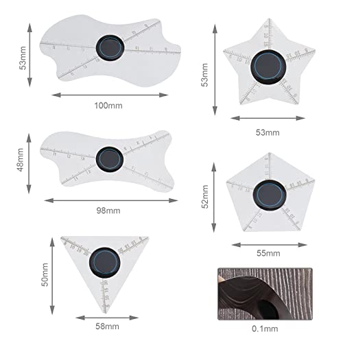 OTOTEC 5PCS Ultra-sottile 0.1mm Professionale in