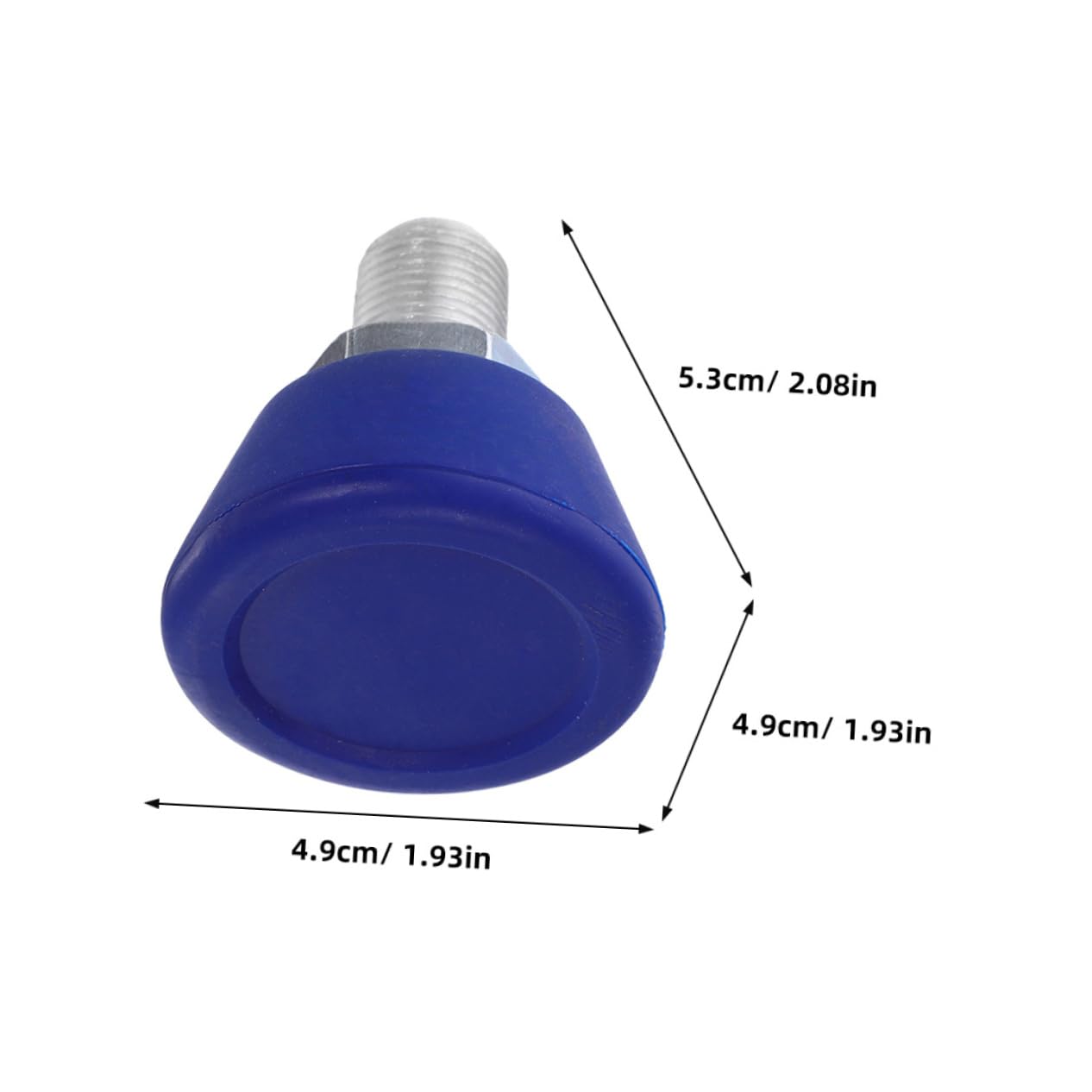 BESPORTBLE Roller Skating Toe Stopper Brakes 2 Pcs 5/8 Inch Diameter Universal Fit Sturdy Easy to Install for Skaters