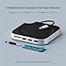Satechi Mac mini M4 Hub & Stand with NVMe SSD Enclosure, Mac mini M4 Dock with 2xUSB A Up to 10Gbps, USB A Data Port, SD Card Reader for Mac mini M4, Mac mini M4 Pro - Silver