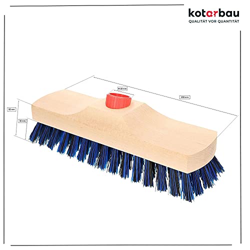 KOTARBAU® Reinigungsbürste 230mm Kehrbesen PVC Terassenbesen Straßenbesen zum Reinigen von Fußböden Schwer zugängigen Stellen – Bild 8