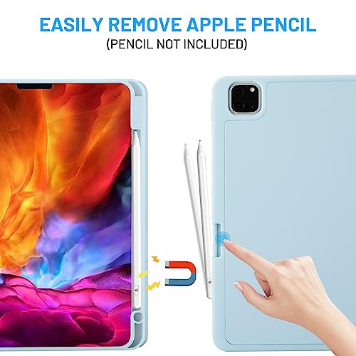 Case for iPad Pro 11 2022/2021/2020/2018 (4th /3rd /2nd /1st Generation) Case with Pencil Holder - Image 2