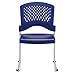 Eurotech Vertical Perforated Navy Plastic Stack Side Chair, S4000-NAVY, S4000 NAVY, S4000NAVY