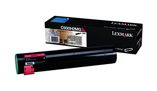 Lexmark C930H2MG laser toner cartridge high yield magenta red for C930 C930N C935 C935N 0C930H2MG