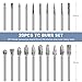 THEKBS Carbide Burr Set Die Grinder Bits Rotary Tool Bits 1/8