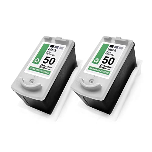 Cartouches PG-50 Noir Eurotone pour Canon JX200 JX210 JX500 JX510