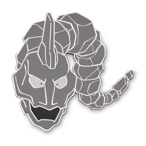 Épingle Onix surdimensionnée en émail dur, accessoire Pokémon Center de collection