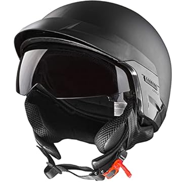open face motorcycle helmet