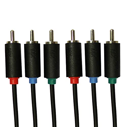 Image of MX RCA Cable 2RCA to 2RCA Stereo Audio Cable Gold Plated Adapter Dual Shielded for Home Theater Amplifier Hi-Fi System Car Sound Speaker PARENT (3 rca to 3 rca cable, 3 METER)