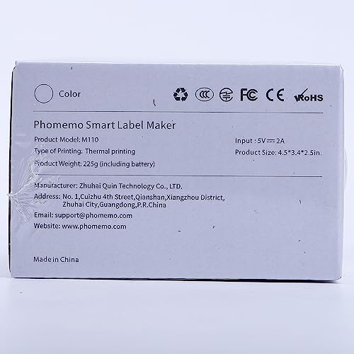Phomemo PM-M110-HS Label Makers - Barcode Label Printer Bluetooth Portable Thermal Printer thumb #10