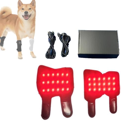 Pet Red Light Physical Therapy Pad, Wearable Calf Heating Pad Adj...