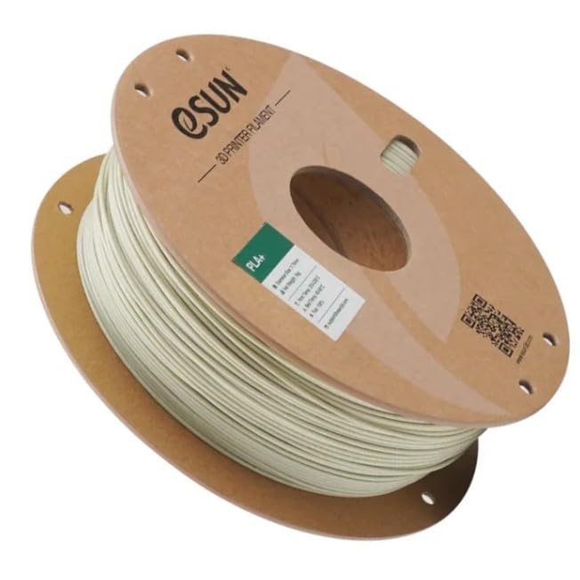 Image of eSUN High Speed PLA+ Filament 1.75mm, 3D Printer Filament Speedy PLA Plus for Fast Printing, Dimensional Accuracy + /- 0.03mm, 1KG (2.2 LBS) Light Khaki