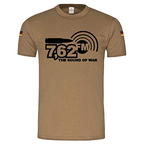 T-shirt tropical 7.62FM vert pour le bushcraft et l'outdoor