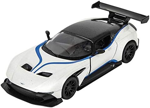 KiNSMART - 1/38 Scale Model Compatible with Aston Martin Vulcan with Printing (White)