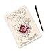 HARRY POTTER Marauder's Map Journal with Harry Wand Pen - 192 Blank Pages with Bookmark - 8.5" x 6"