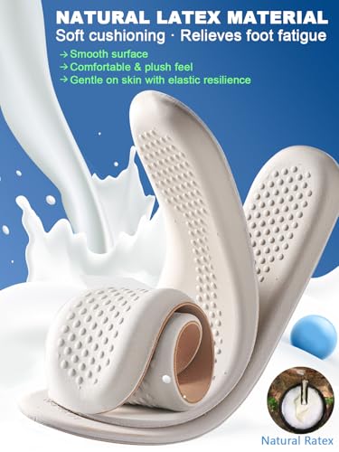 50% Off MARRDO Leather Sockless Shoe Insoles - Shock Absorption - Image 3