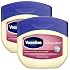 Vaseline Healing Jelly Baby, 2-Pack Hypoallergenic Moisturizer for Baby Care, Diaper Rash, Sensitive and Dry Skin, Baby Powder Scent, 13 Oz Ea