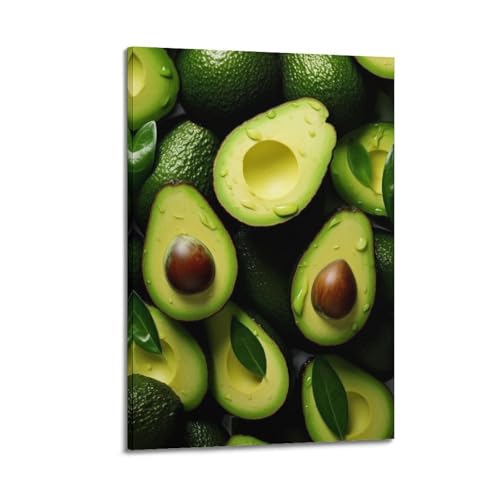 Poster fruits avocat ZHOUKEG 40x60cm pour décoration murale