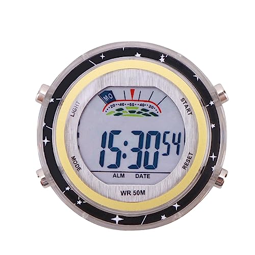Kasmole Moto - Manillar Motocicleta con Esfera Brillante,Relojes Digitales con Soporte para Motocicleta, Relojes Motocicleta para automóvil, vehículo, SUV, automó l