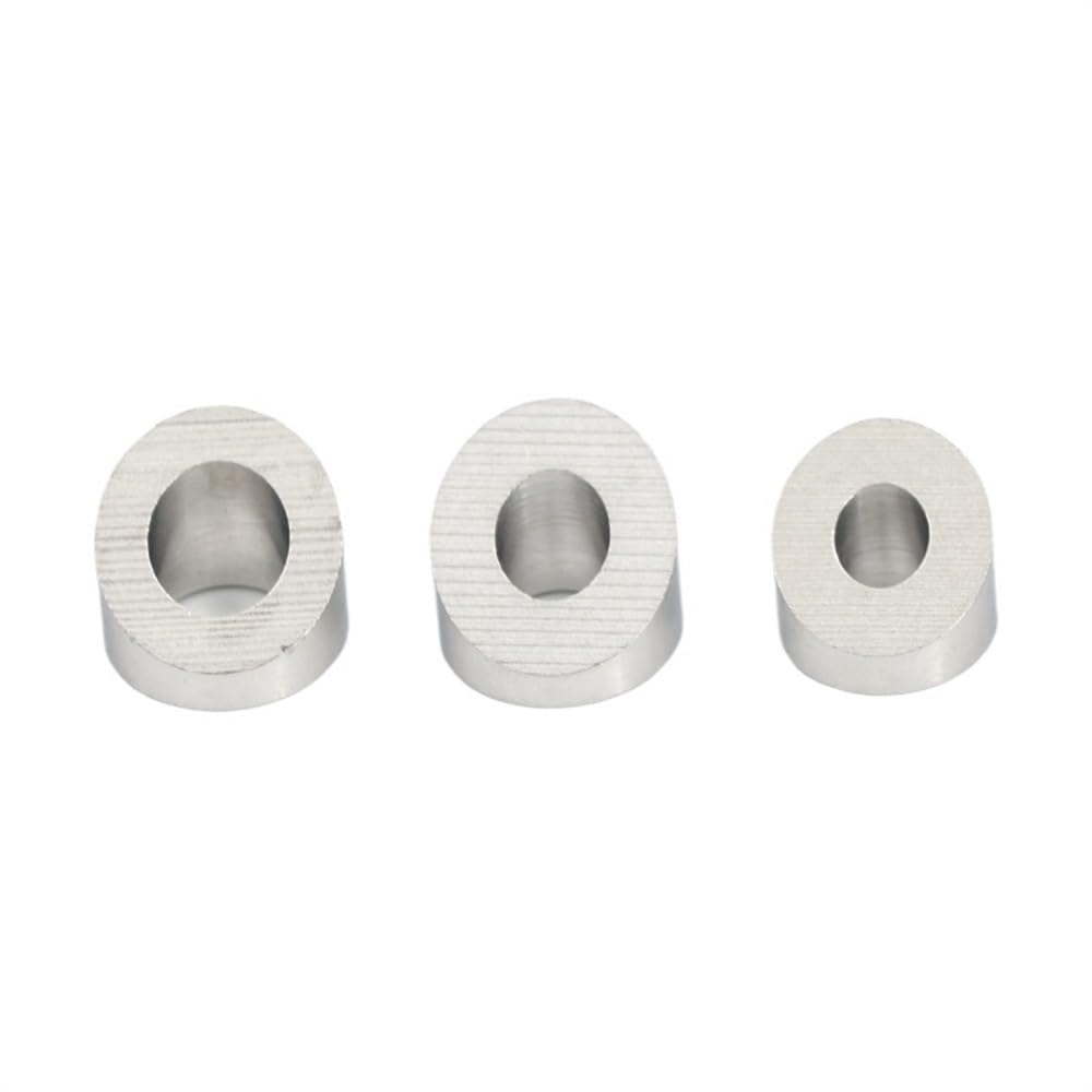 Morsetti per Fune 10/30/50/100 Pezzi ringhiera Cavo Ponte rondella angolata smussata da 30 Gradi 3/8 Fori Hardware Marino in Acciaio Inossidabile 316(30pcs)