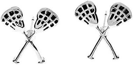SportybellaSportybella - Lacrosse Earrings - Girls Lacrosse Jewelry - Girls Lacrosse Stick Dangle Earrings, Gift For Lacrosse Players, Moms and Coaches