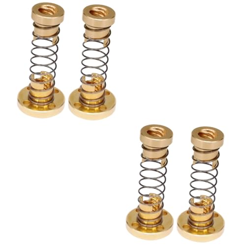 OKUMEYR 4 Sets Stainless Steel Lead Screw Printer Accessories Kit Nuts and Screws for Home Shop Printer and Nut Replacem