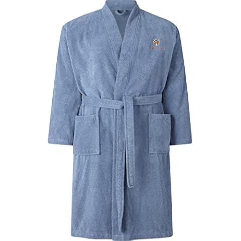 Charles Colby Herren Bademantel Lord Curet hellblau 7XL Cover