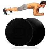YIPFEN 1 PCore Sliders, Gliding Disc Fitness Training, Doppelseitig Gleitscheiben für Ganzkörper-Übung, Einsatz auf Teppichböden oder Parkett, Core Trainers Sliders für Core Training & Home Workouts