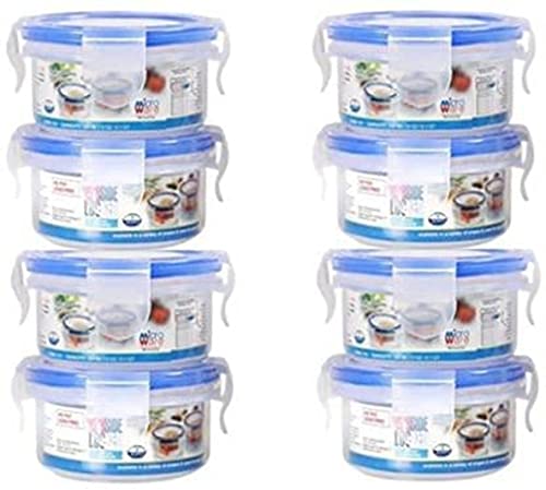 Image of 500 ML Air Tight | Plastic Lunch Box | Multi Color Containers Small Box | Especially for Navratri Kanjak Purposes | Leak Proof | Dishwasher Safe - Set of 12, Assorted