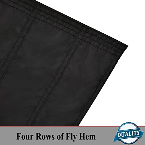 Pirate Jolly Roger Flag 3X5 Outdoor Embroidered-Jack Rackham Flags Heavy Duty 210D Nylon With Embroidered Skull Crossbones Swords 4 Stitches Hem For Outside Boat #TOP5