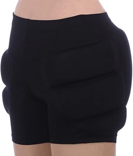 ZAYZ Women's Girl's Padded Figure Skating Shorts Protective Crash Pants for Roller Skating Practice Training