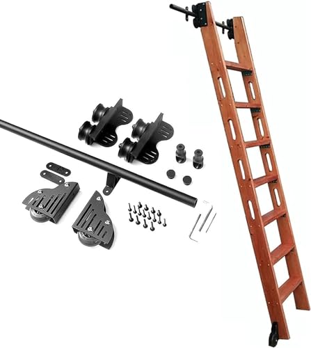 Kit d'échelle coulissante rétractable pour meuble et dressing suspendu