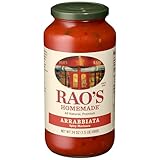 Rao's Homemade Arrabbiata Sauce, 24 oz, Tomato Sauce, Spicy, All Purpose, Keto Friendly Pasta Sauce, Premium Quality Tomatoes from Italy and Crushed Red Pepper